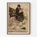 Vintagejuliste Bretagnessa - Merellinen koristeellinen litografia