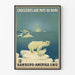 Vintage juliste Pohjoismaiden risteilyistä Hamburg-Amerika Linie