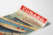 Vintagejuliste Cunard Transatlantit Queen Mary ja Queen Elizabeth