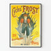 Vintage juliste Cycles Frost Paris seinäkoriste