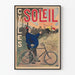 Vintage juliste pyörämainos Cycles Soleil