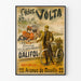 Vintage juliste Cycles Volta, retropyöräseinän koriste