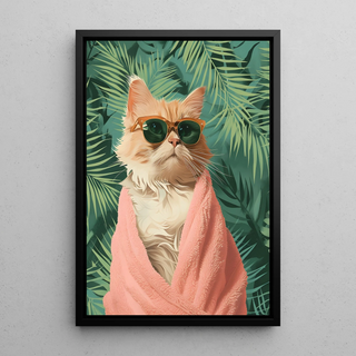Tableau Chat Tropical