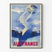 Vintage Air France -juliste 'Dans tous les ciels' by R. de Valerio