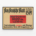 Vintage Juliste Das Deutsche Blatt - Saksan mainos mustalla ja punaisella — kehystetty taideteos seinällä