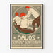 Vintagejuliste Davos Schatzalp Hiihtorata talvi