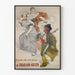 Vintage Juliste Le Cacao Van Houten - Retroseinustarakenne