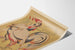 Vintagetyylinen värikäs kukkojuliste seinäkoristeluun