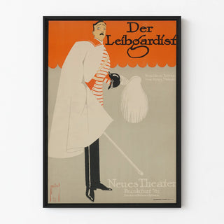 Vintage Juliste Der Leibgardist seinäkoristeluun
