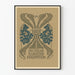 Vintage Art Nouveau -juliste Saksalainen taide ja sisustus