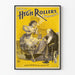 Vintage Burlesque High Rollers DeVere's 1898 -juliste
