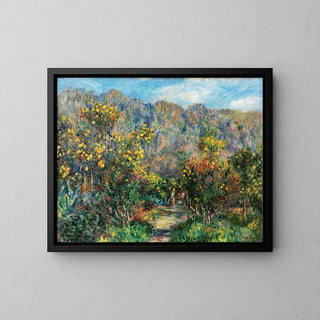 Reproduction tableau | Paysage aux mimosas - Pierre-Auguste Renoir | Poster - Toile - Aluminium