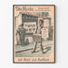 Vintagejuliste Die Mode - Miesten pukuvaatteiden muotilehti