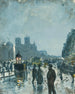 Notre-Dame de Paris sateessa - Dan Tull — näkymä teoksesta