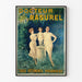 Vintage juliste Tohtori Rasurel alusvaatteet hygieniatuotteet