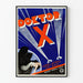 Vintage Doctor X -tyylinen Art déco -juliste seinäkoristeluun