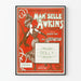 Vintagemusiikkijuliste Mam'selle 'Awkins Dolly
