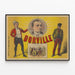 Vintage Dorville -juliste retroseinän koristeeksi — kehystetty taideteos seinällä
