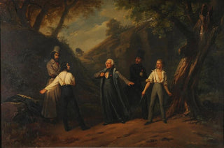 douardHenriThophile Pingret - Le duel ou le cur conciliateur.webp