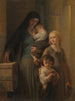 Leskiäidin sulka - Édouard-Louis Dubufe — näkymä teoksesta