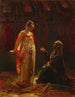 Ennustajanainen - Édouard Frédéric Wilhelm Richter — näkymä teoksesta