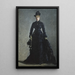 Une dame parisienne - Édouard Manet — kehystetty taideteos seinällä