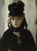 Berthe Morisot'n maalaus violettikimpun kanssa - Édouard Manet — näkymä teoksesta