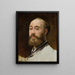 Jean-Baptiste Faure'n päästä 1830-1914 - Édouard Manet — kehystetty taideteos seinällä
