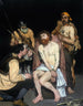 Jeesus pilkattu sotilaiden toimesta - Édouard Manet — näkymä teoksesta