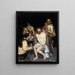 Jeesus pilkattu sotilaiden toimesta - Édouard Manet — kehystetty taideteos seinällä