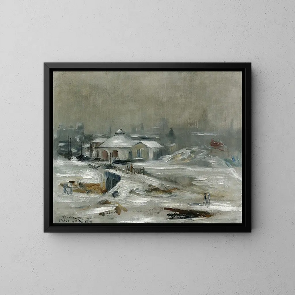 La Gare du chemin de fer de Sceaux - Édouard Manet — kehystetty taideteos seinällä