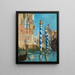 Venetsian Grand Canal - Édouard Manet — kehystetty taideteos seinällä