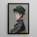 Madame Guillemet - Édouard Manet — kehystetty taideteos seinällä