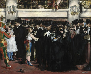 Bal maski -maalaus oopperassa - Édouard Manet — näkymä teoksesta