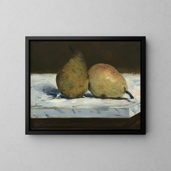 Poires - Édouard Manet — kehystetty taideteos seinällä