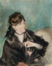Berthe Morisotin muotokuva tuulessa - Édouard Manet — näkymä teoksesta