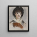 Muotokuva Albazzi-Countess - Édouard Manet — kehystetty taideteos seinällä