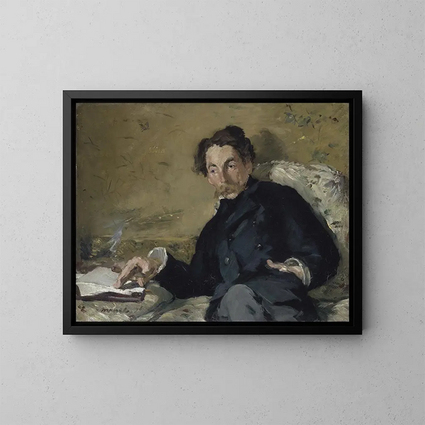 Stéphane Mallarmé - Édouard Manet — kehystetty taideteos seinällä