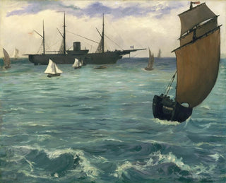 douard Manet - The Kearsarge at Boulogne.webp