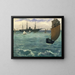 Le Kearsarge à Boulogne - Édouard Manet — kehystetty taideteos seinällä