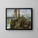 Les Travailleurs de la mer - Édouard Manet — kehystetty taideteos seinällä