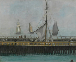 douard Manet - The jetty of BoulognesurMer.webp