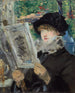 Naisfiguuri lukemassa - Édouard Manet — näkymä teoksesta