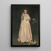 Nuori nainen vuonna 1866 - Édouard Manet — kehystetty taideteos seinällä