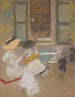 Edessä paviljonkeja - Édouard Vuillard — näkymä teoksesta
