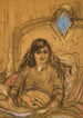 Luonnos kreivitär Anna de Noaillesin muotokuvasta - Édouard Vuillard — näkymä teoksesta