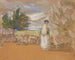 Nainen puutarhassa - Édouard Vuillard — näkymä teoksesta