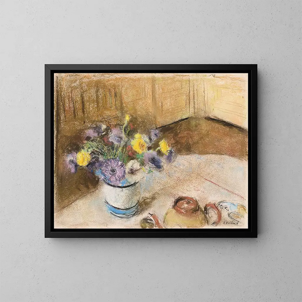 Fleurs - Édouard Vuillard — kehystetty taideteos seinällä