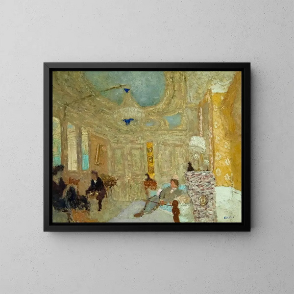 Odottosalin - Édouard Vuillard — kehystetty taideteos seinällä