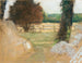 La Barrière blanche aux Clayes - Édouard Vuillard — näkymä teoksesta